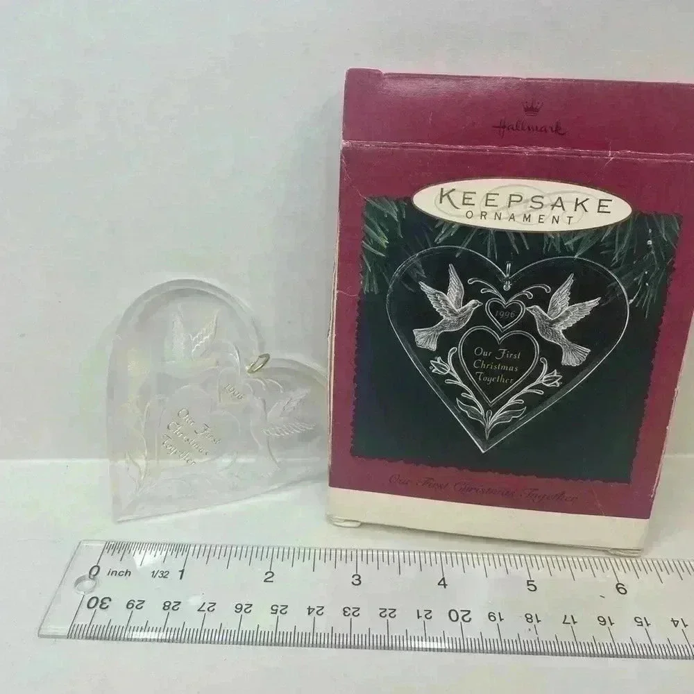 Keepsake Ornament our first Christmas together 1996